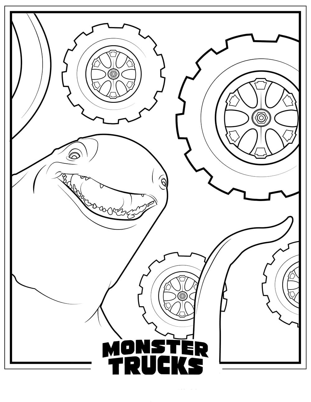 160+ Monster Truck Coloring Pages FREE Printable 148