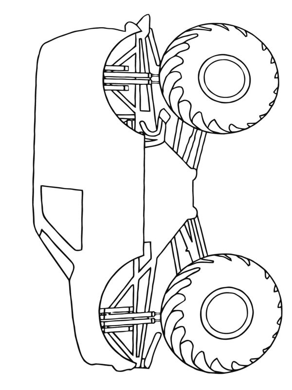 160+ Monster Truck Coloring Pages FREE Printable 155