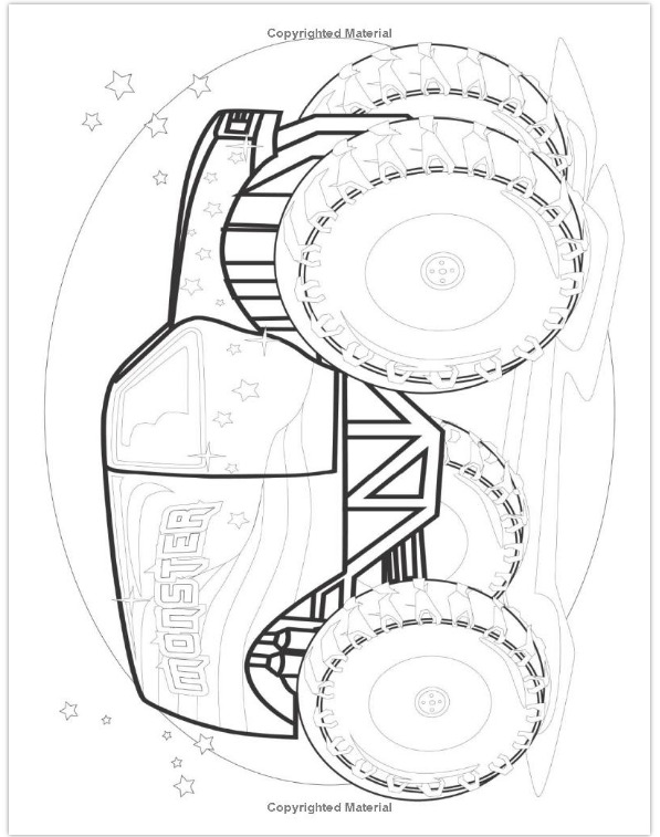 160+ Monster Truck Coloring Pages FREE Printable 157