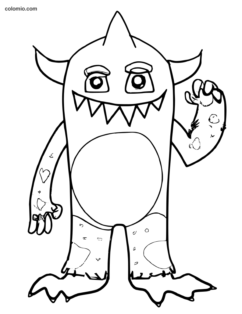 160+ Monster Truck Coloring Pages FREE Printable 159