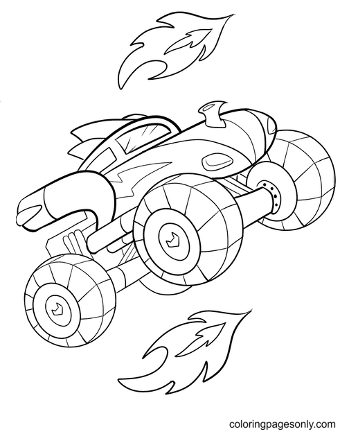 160+ Monster Truck Coloring Pages FREE Printable 46