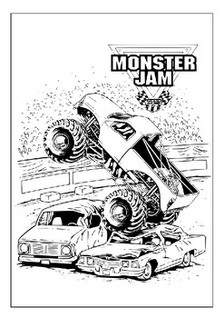 160+ Monster Truck Coloring Pages FREE Printable 54