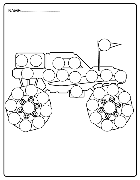 160+ Monster Truck Coloring Pages FREE Printable 62