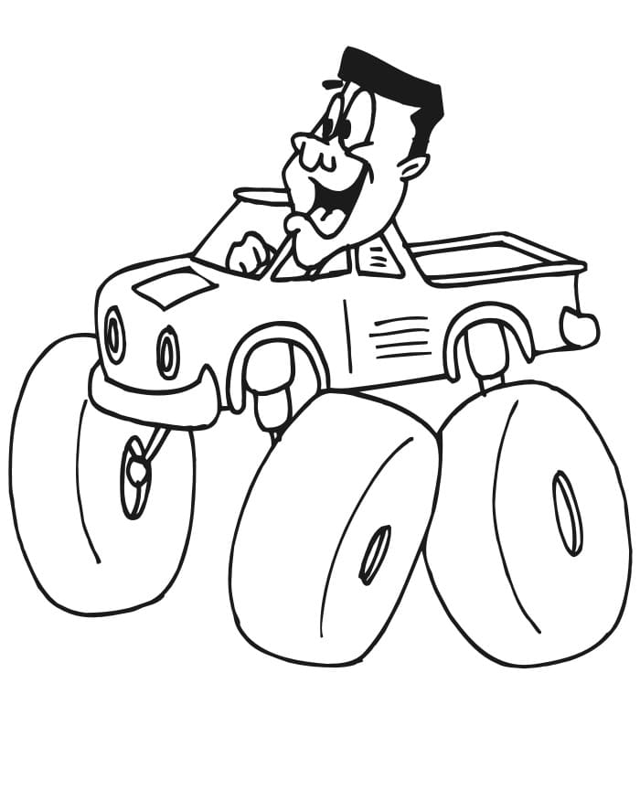 160+ Monster Truck Coloring Pages FREE Printable 75