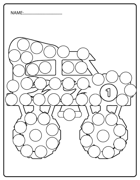 160+ Monster Truck Coloring Pages FREE Printable 79