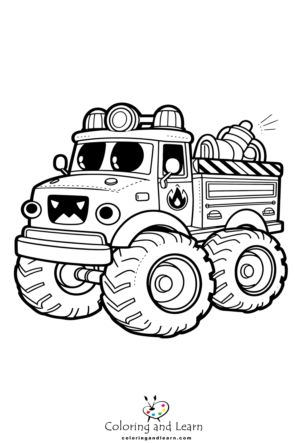 160+ Monster Truck Coloring Pages FREE Printable 81