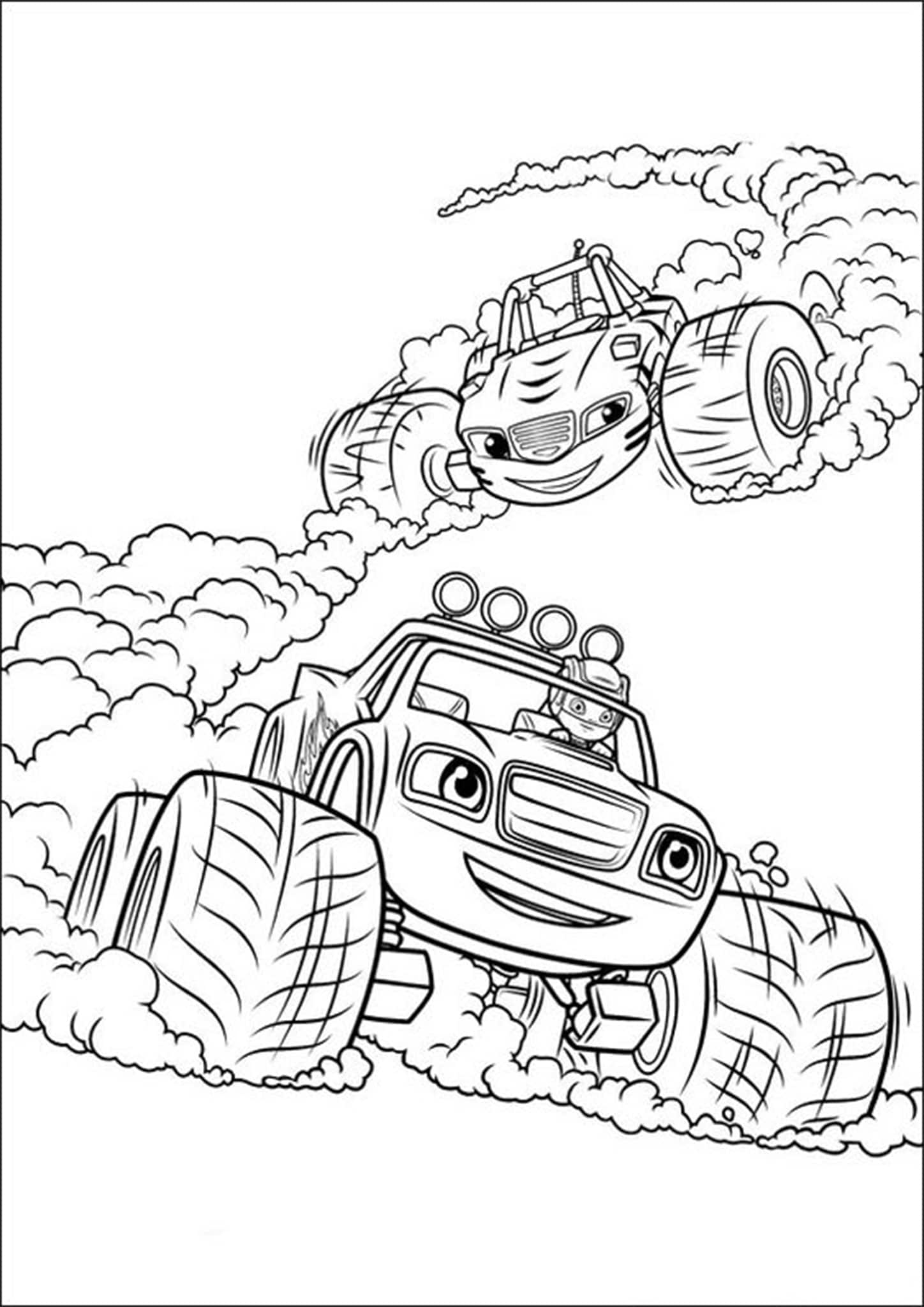 160+ Monster Truck Coloring Pages FREE Printable 88