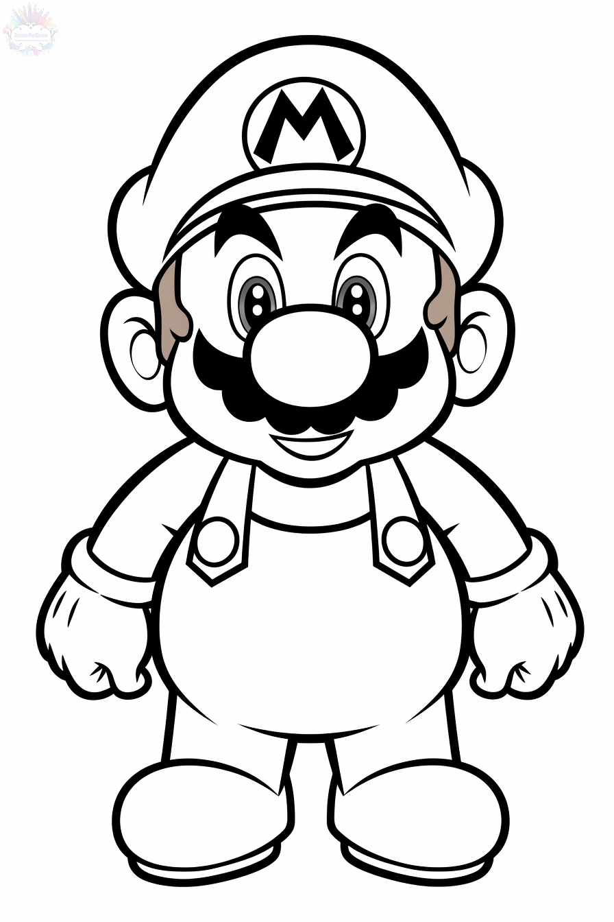 176 Mario Color Page Ideas: Super Mario Coloring Fun 103