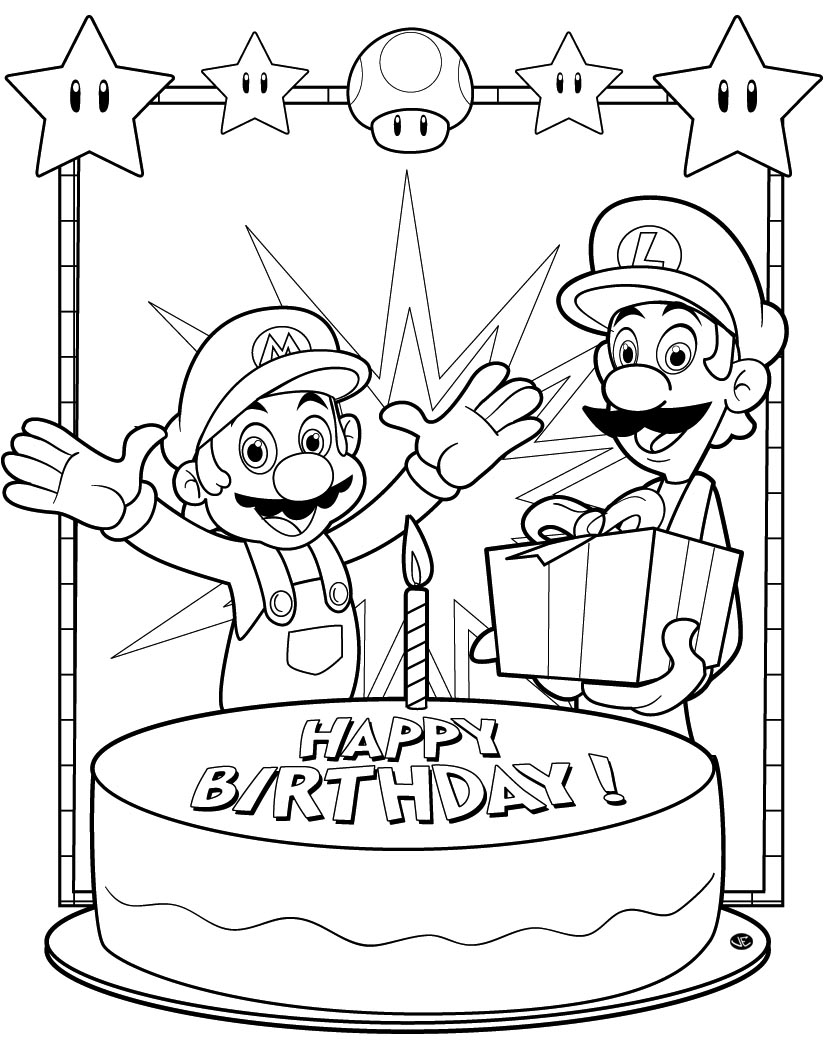 176 Mario Color Page Ideas: Super Mario Coloring Fun 111