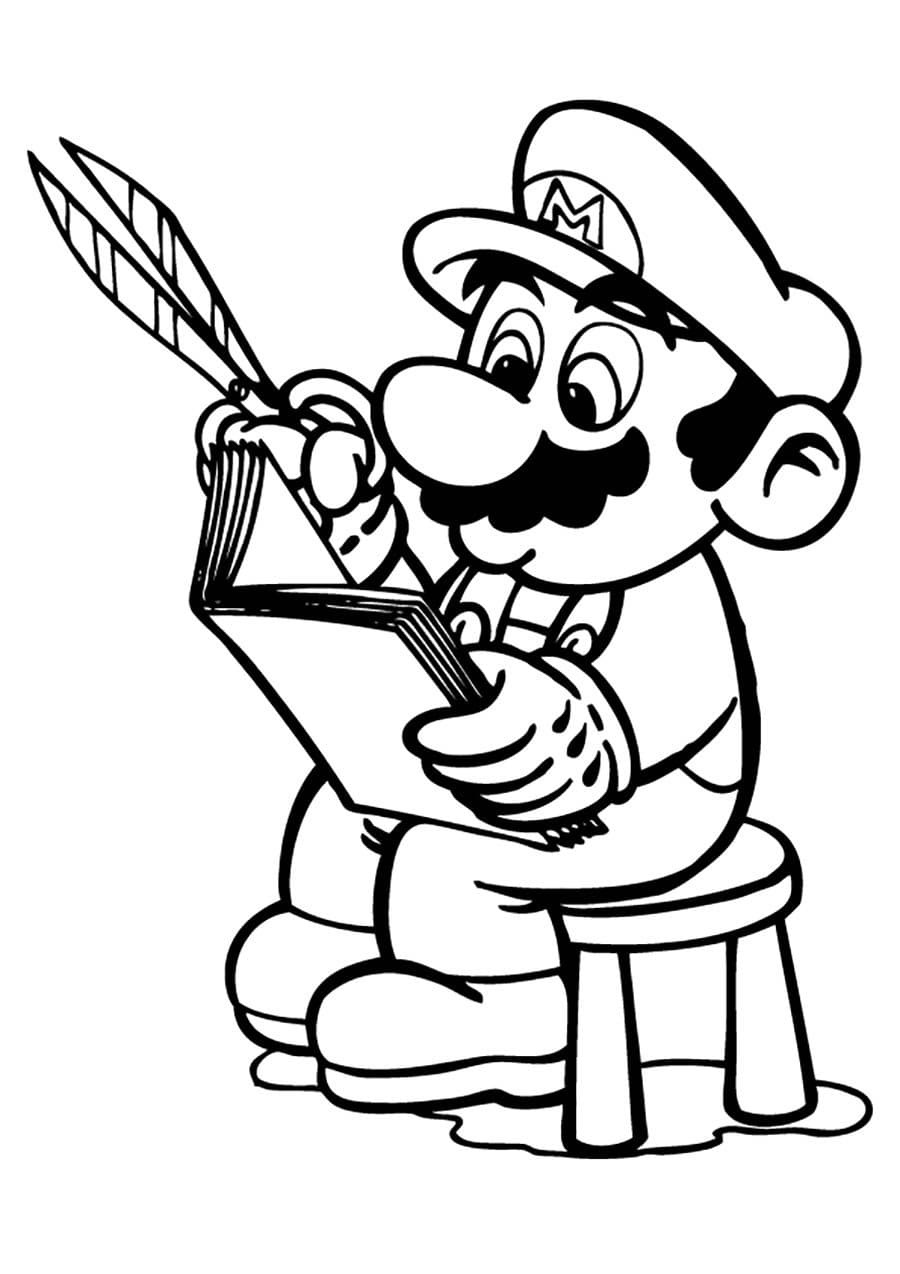 176 Mario Color Page Ideas: Super Mario Coloring Fun 114