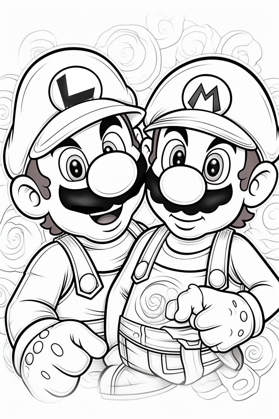 176 Mario Color Page Ideas: Super Mario Coloring Fun 116