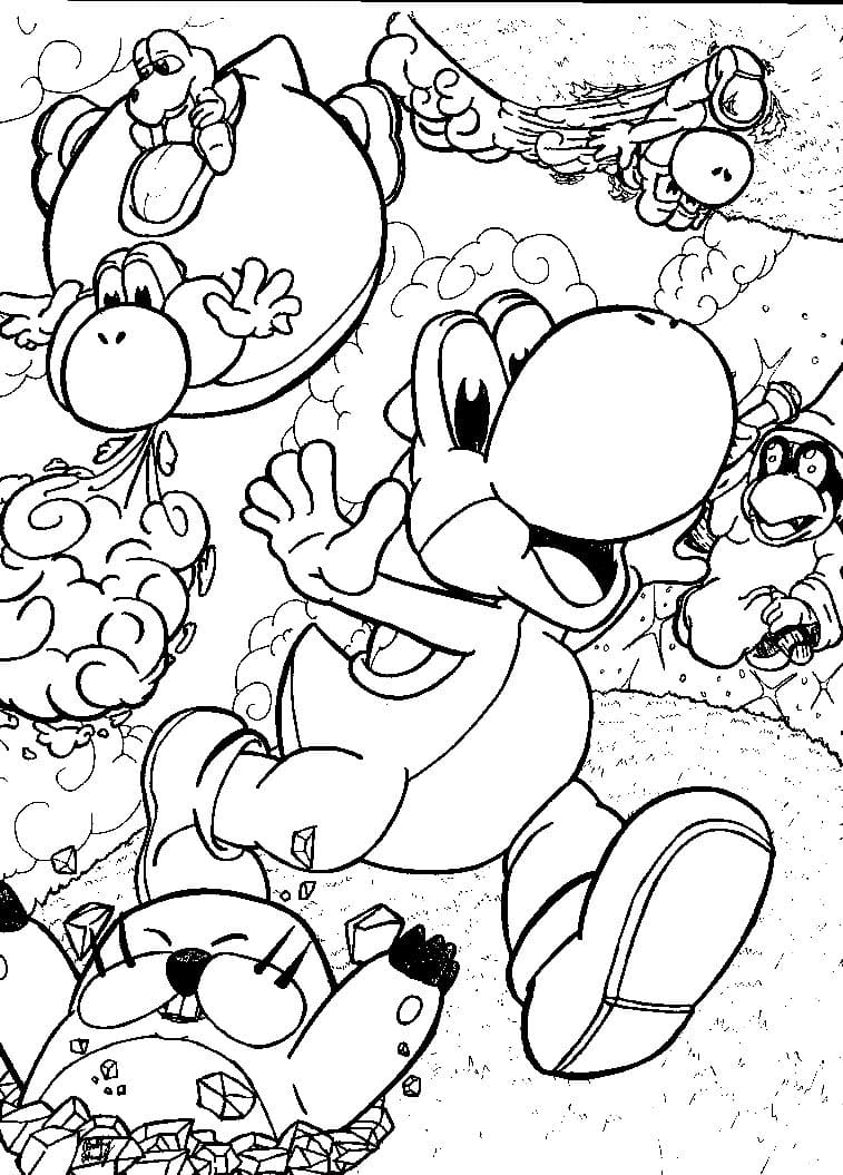 176 Mario Color Page Ideas: Super Mario Coloring Fun 145