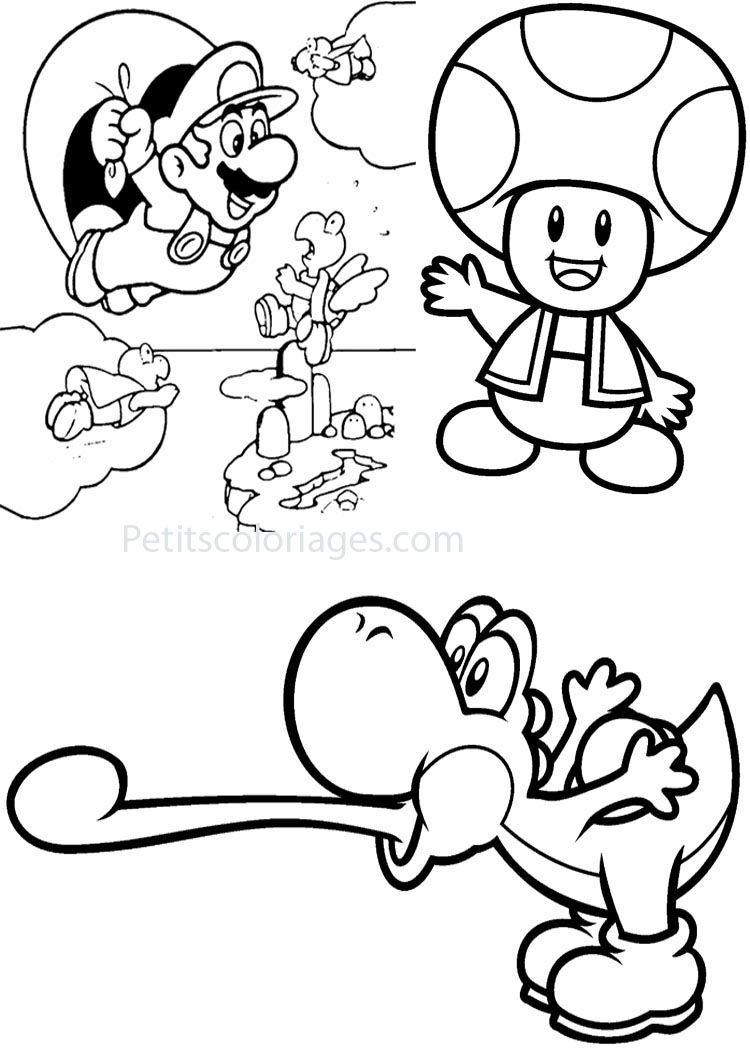 176 Mario Color Page Ideas: Super Mario Coloring Fun 16