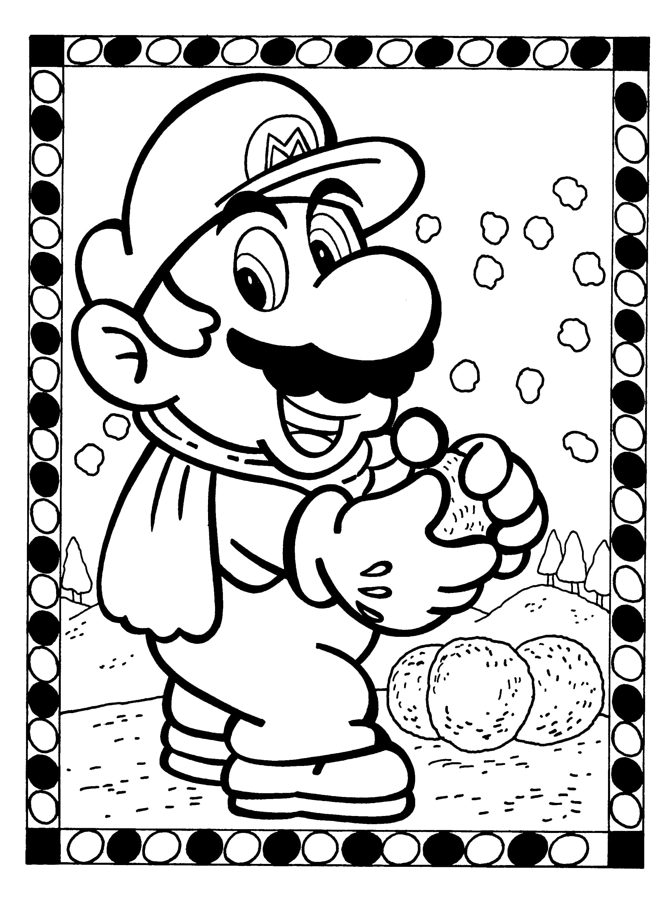 176 Mario Color Page Ideas: Super Mario Coloring Fun 161