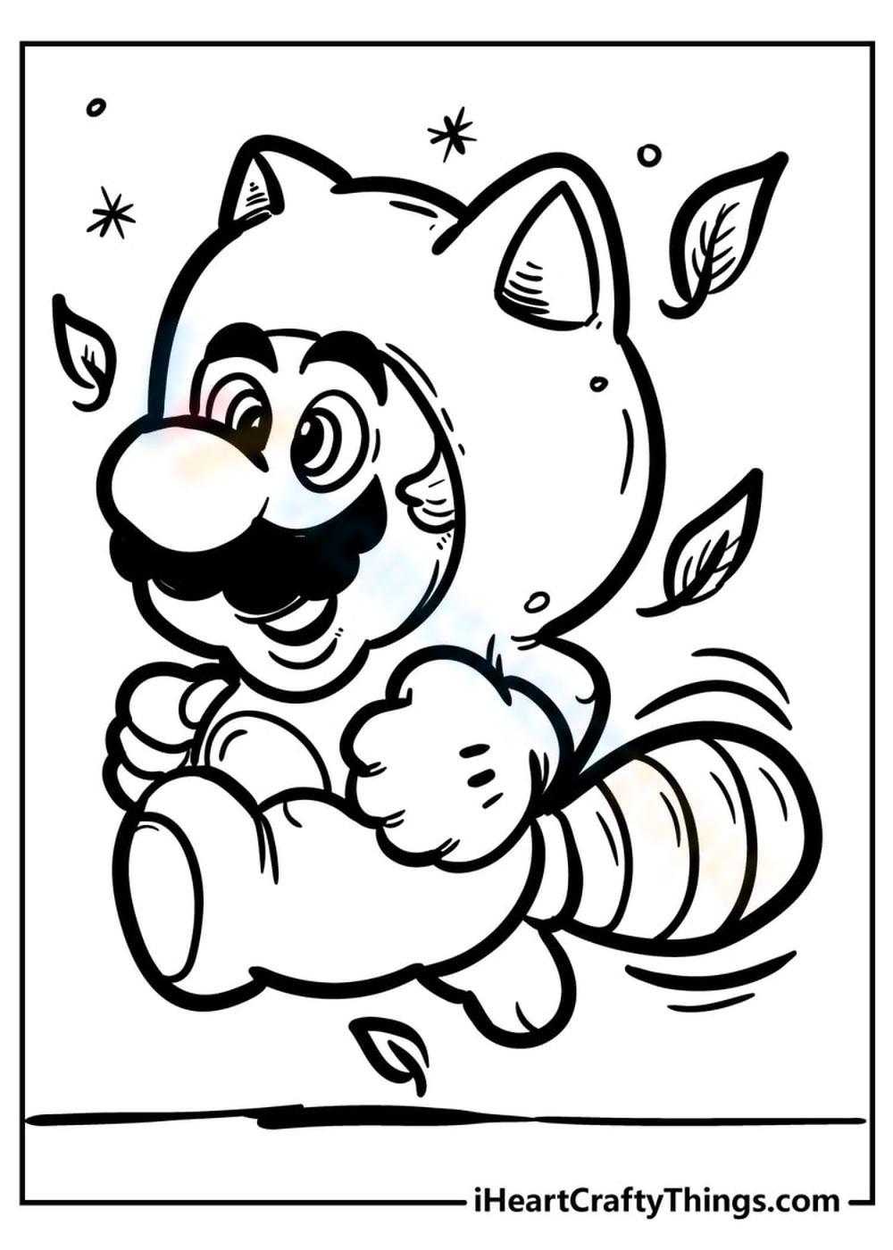 176 Mario Color Page Ideas: Super Mario Coloring Fun 17