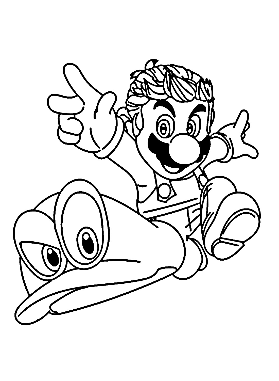 176 Mario Color Page Ideas: Super Mario Coloring Fun 176