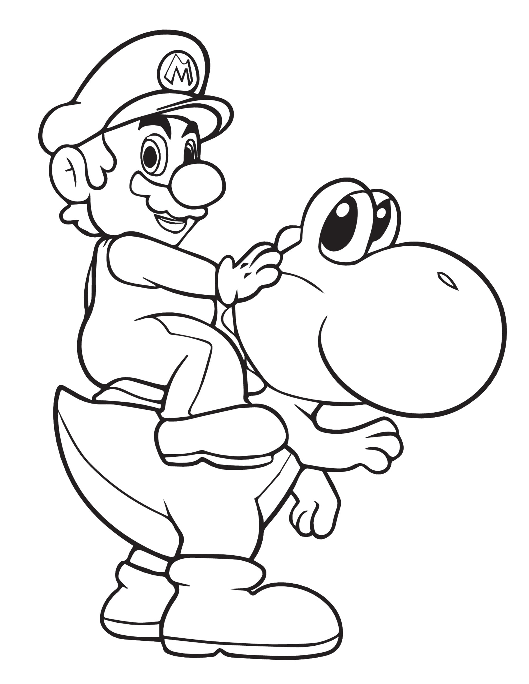 176 Mario Color Page Ideas: Super Mario Coloring Fun 5