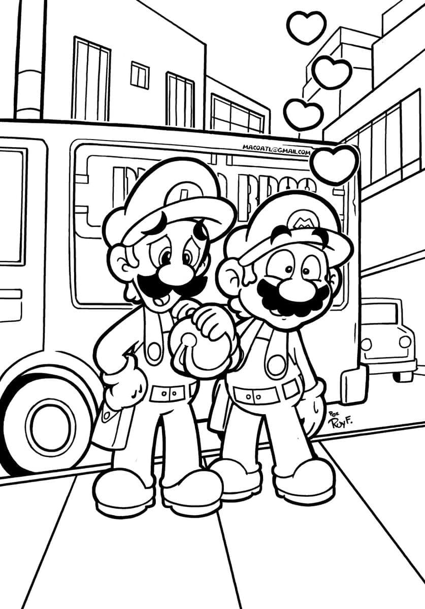 176 Mario Color Page Ideas: Super Mario Coloring Fun 51