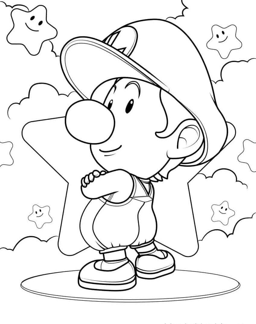 176 Mario Color Page Ideas: Super Mario Coloring Fun 69