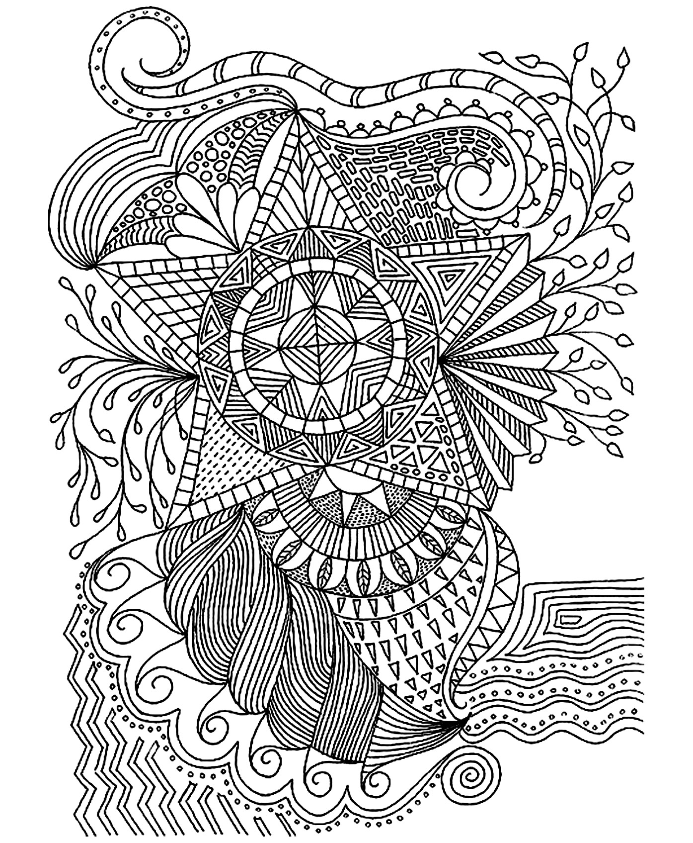 192+ Star Coloring Pages Printable 102