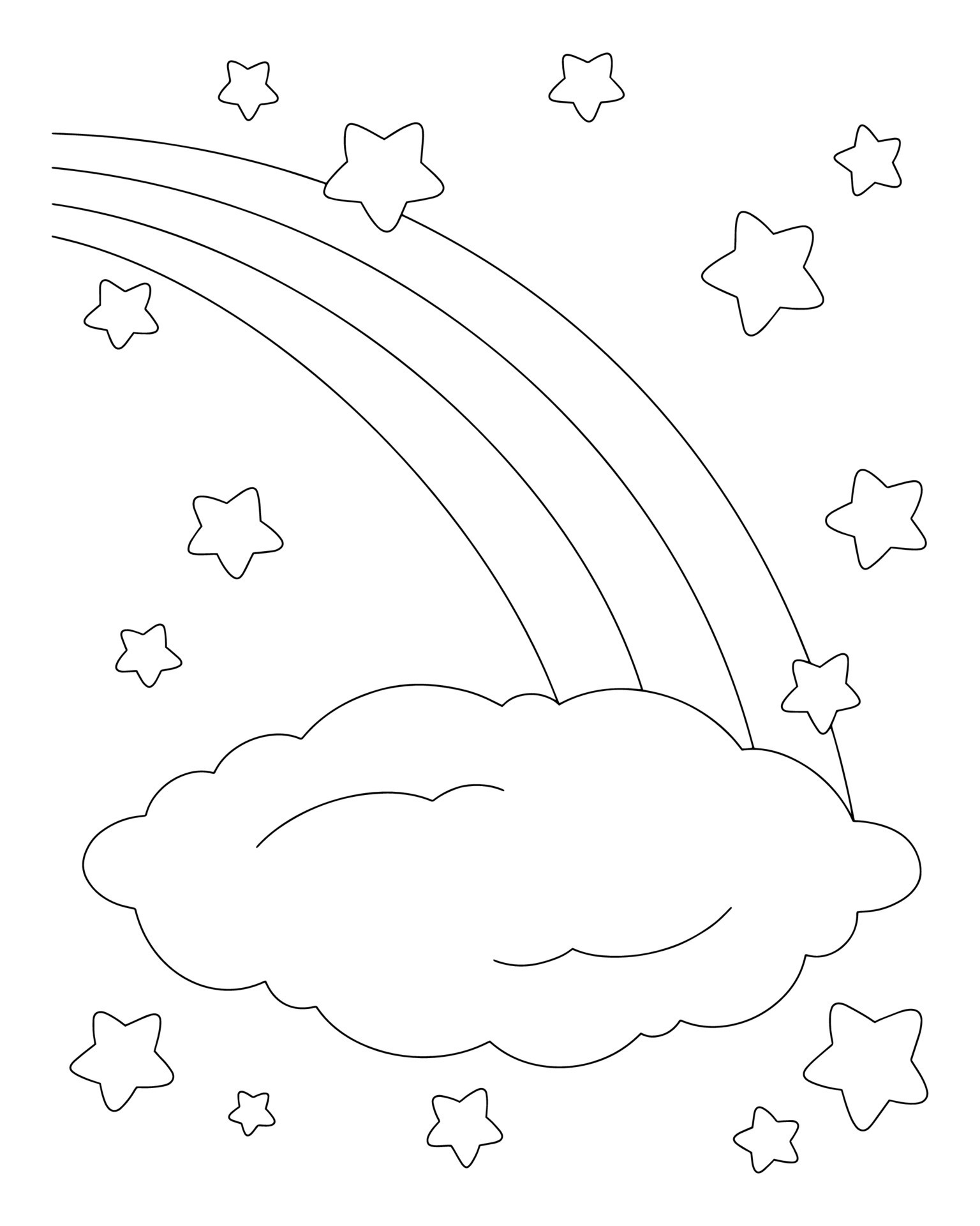 192+ Star Coloring Pages Printable 110