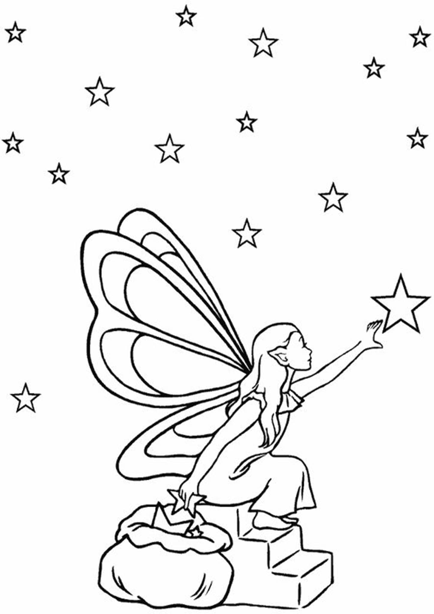 192+ Star Coloring Pages Printable 113