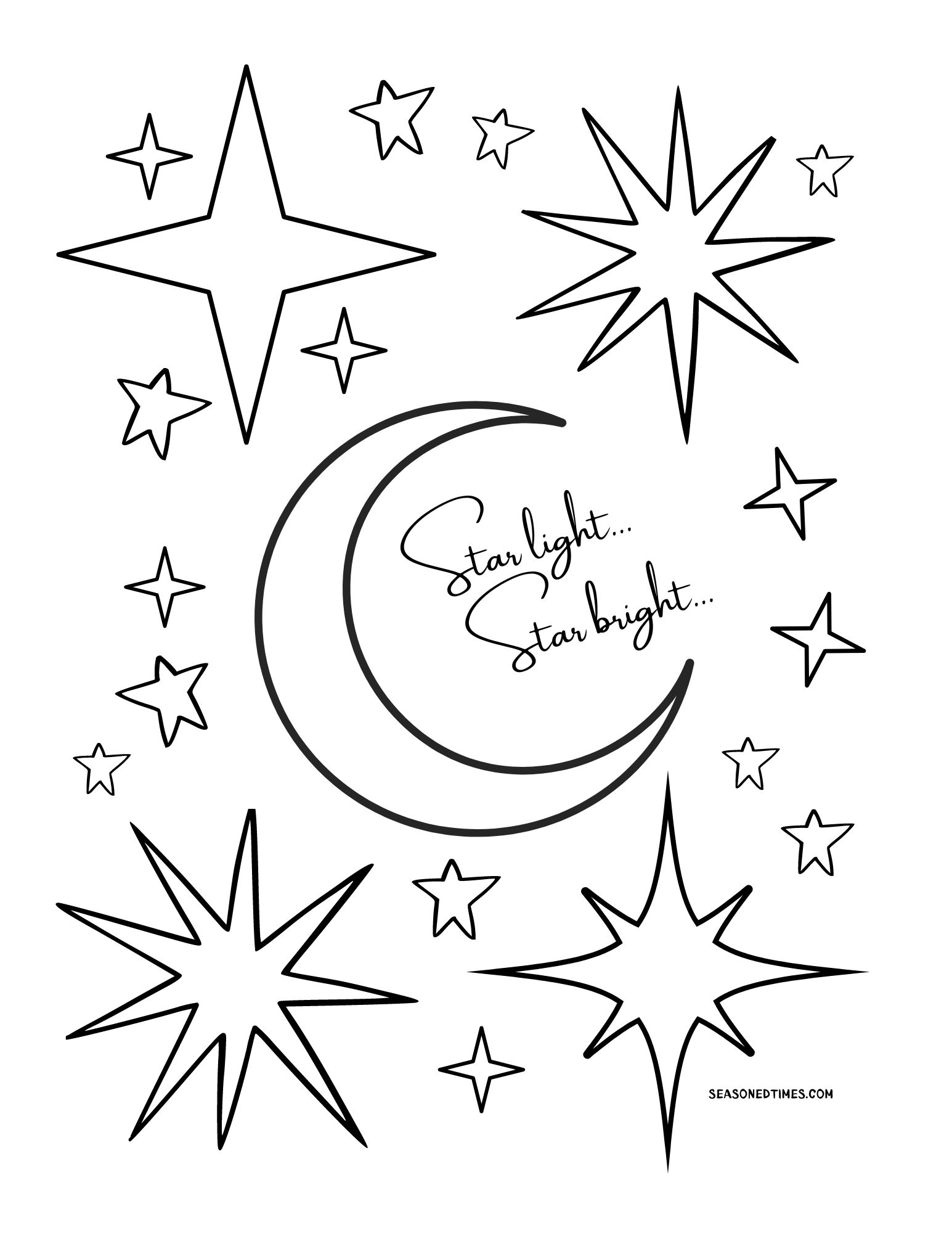 192+ Star Coloring Pages Printable 116