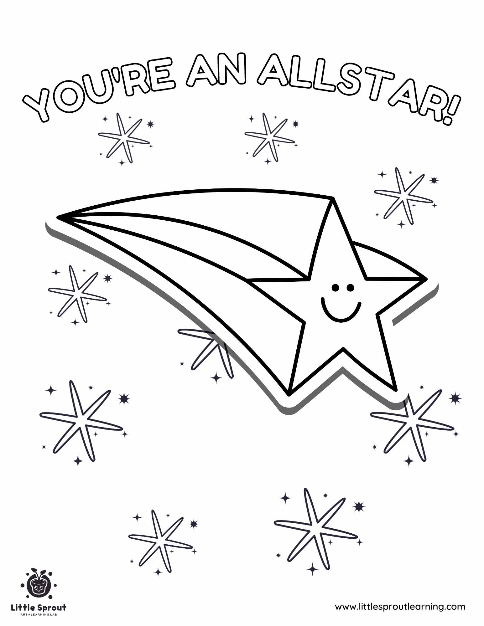 192+ Star Coloring Pages Printable 117