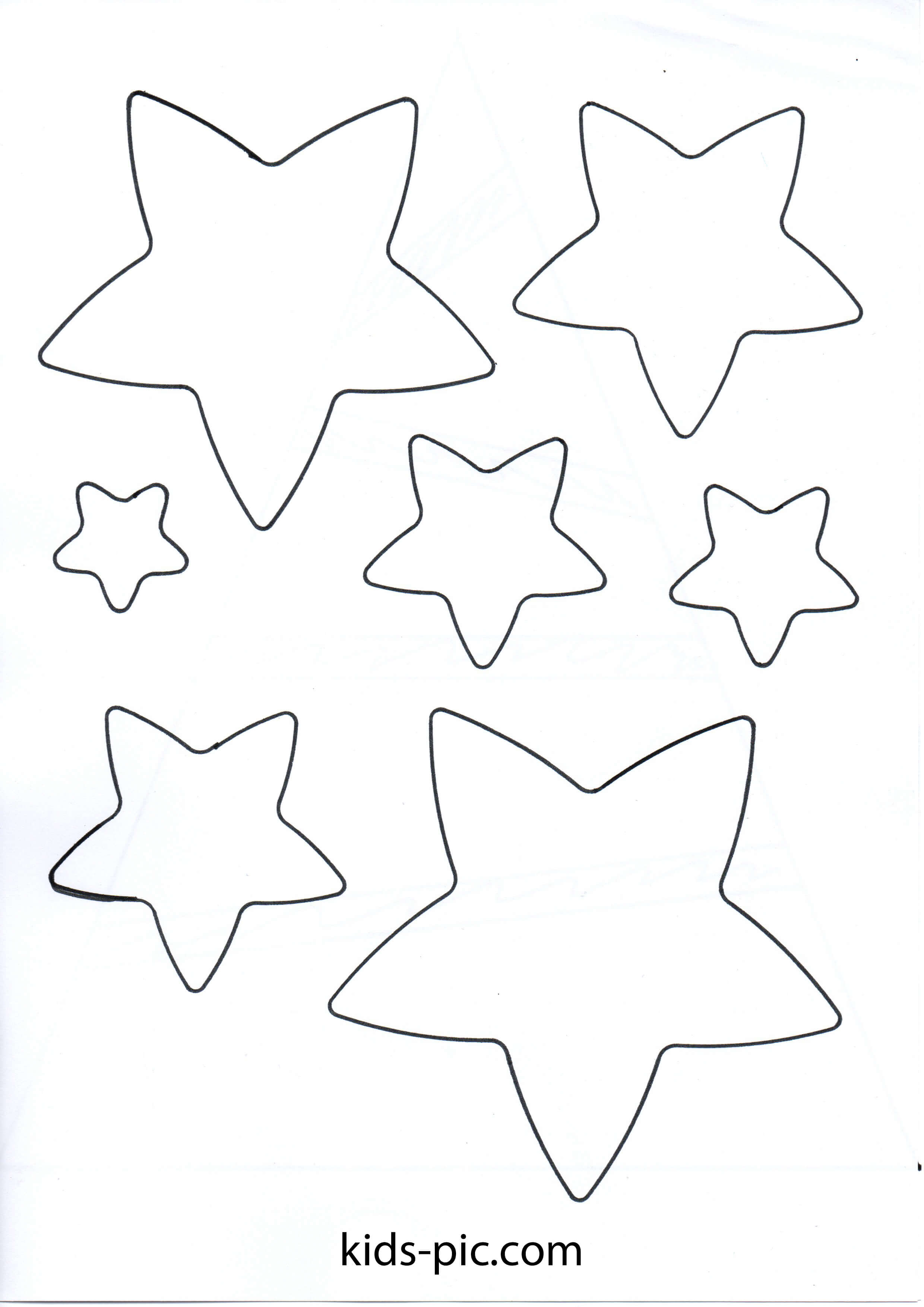 192+ Star Coloring Pages Printable 137