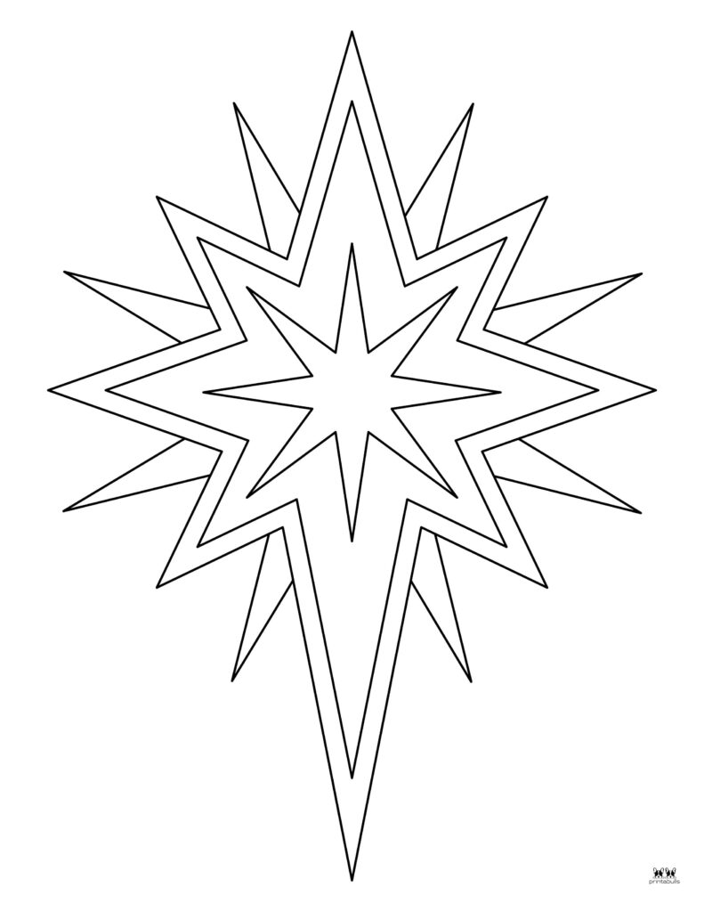 192+ Star Coloring Pages Printable 15