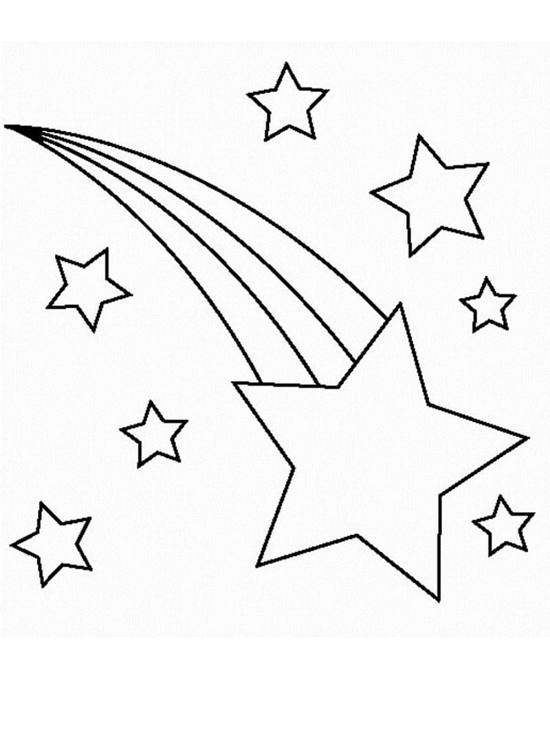 192+ Star Coloring Pages Printable 32