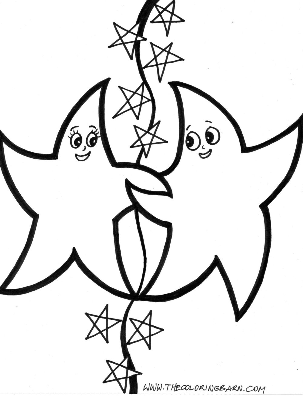 192+ Star Coloring Pages Printable 69