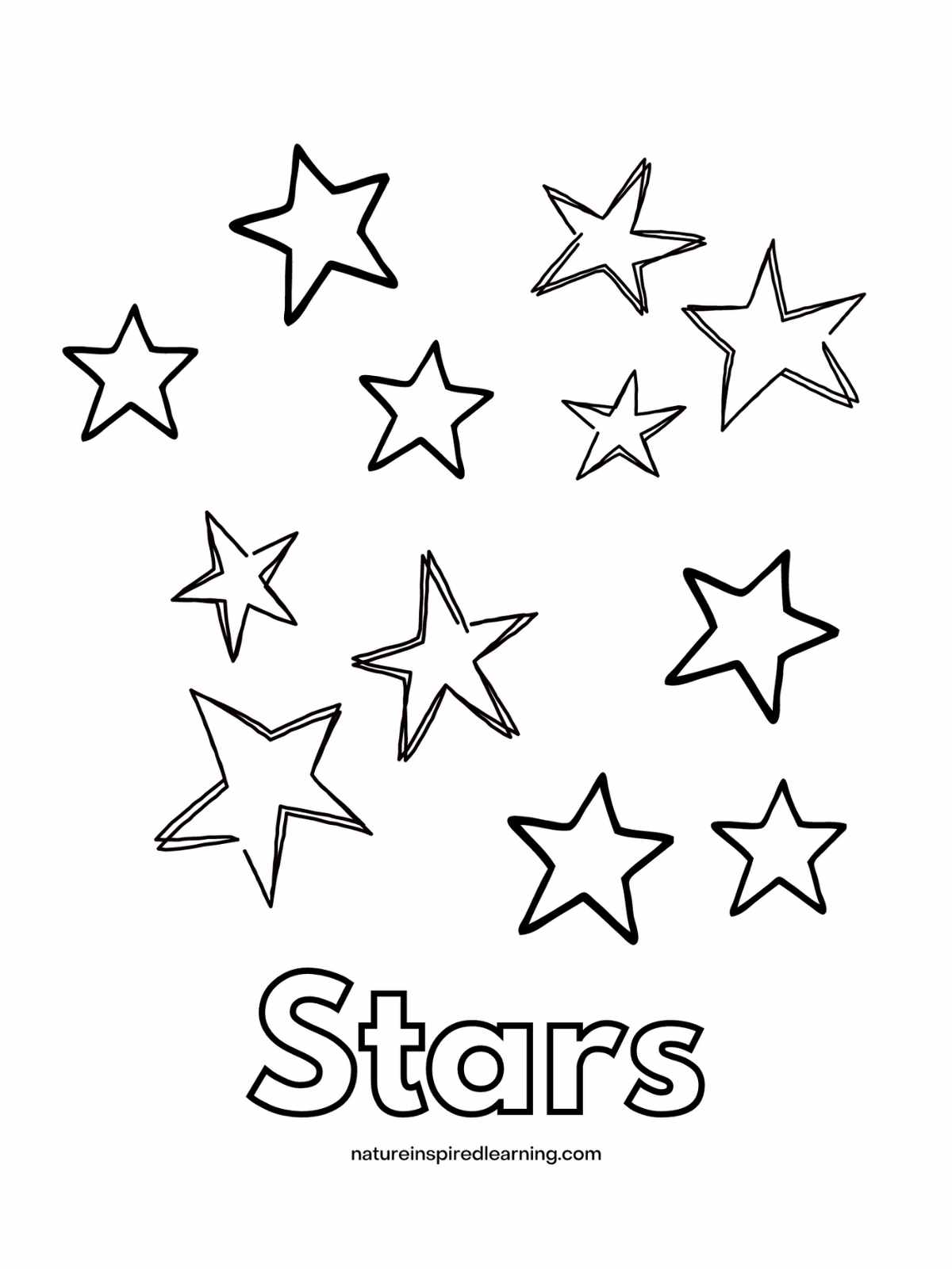 192+ Star Coloring Pages Printable 87