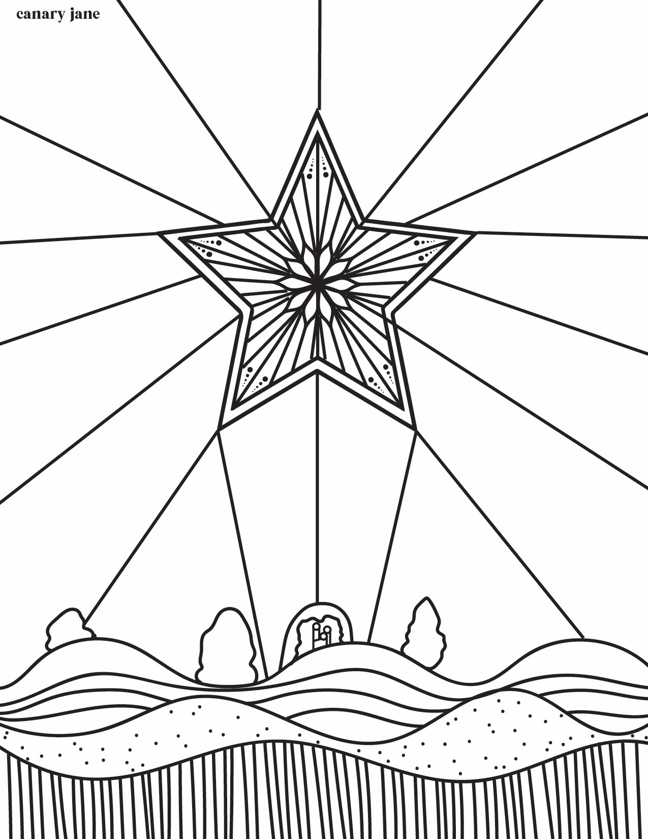 192+ Star Coloring Pages Printable 91