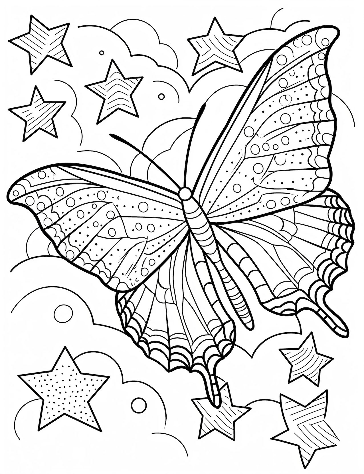 192+ Star Coloring Pages Printable 96