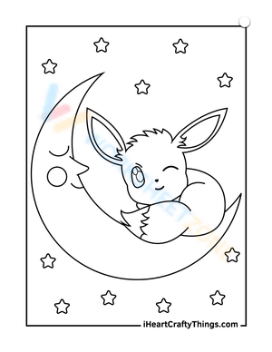 200 Eevee Coloring Pages: Evolve Your Art Skills 105