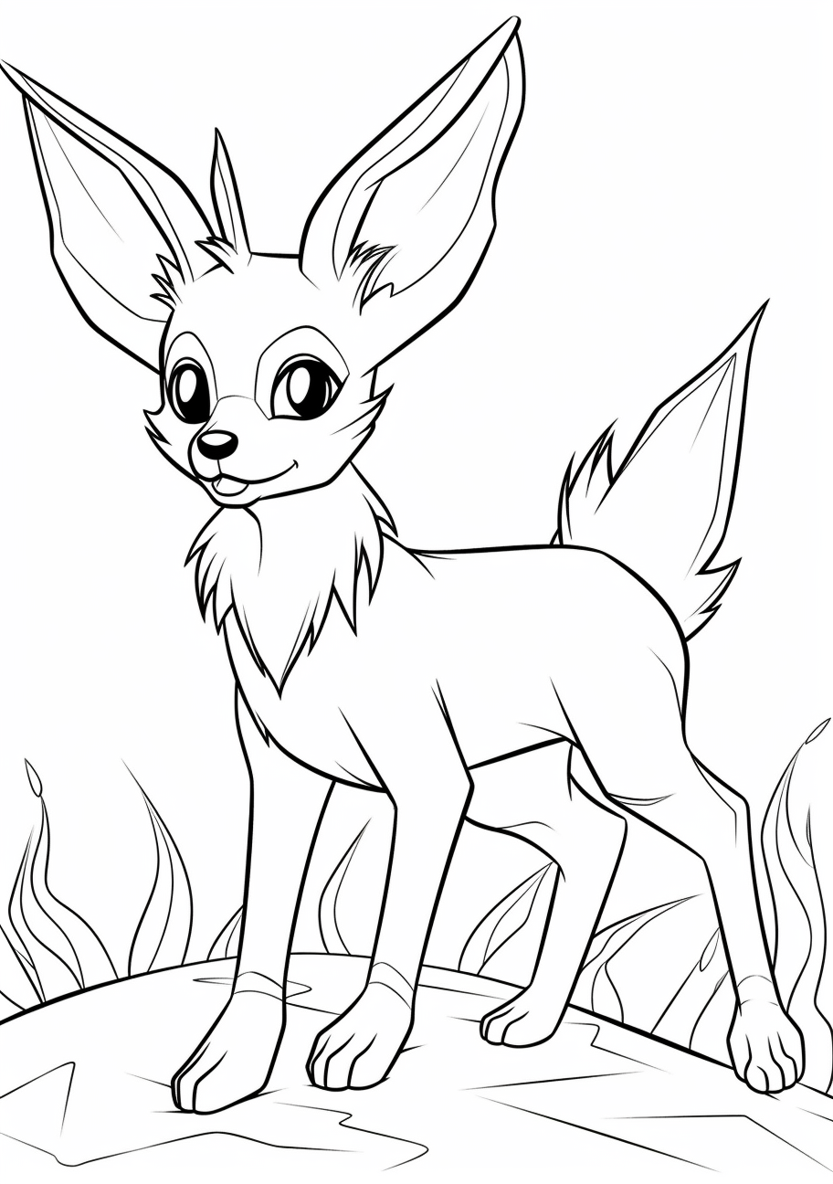 200 Eevee Coloring Pages: Evolve Your Art Skills 107