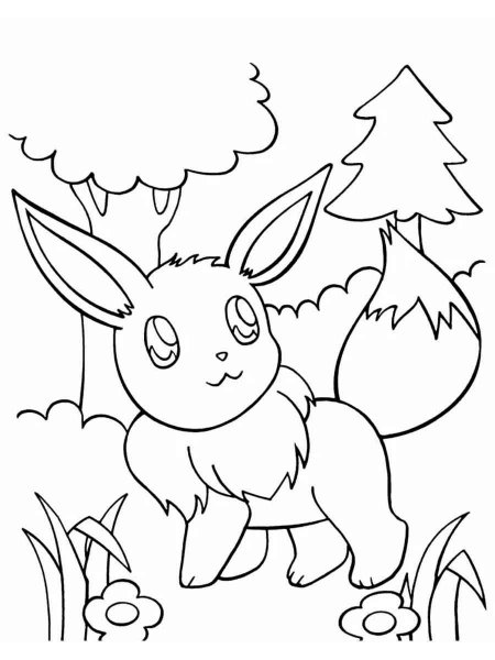 200 Eevee Coloring Pages: Evolve Your Art Skills 11