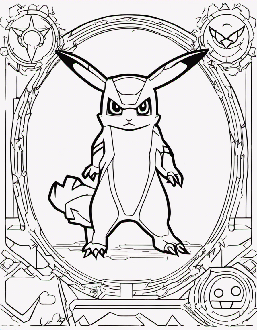 200 Eevee Coloring Pages: Evolve Your Art Skills 112