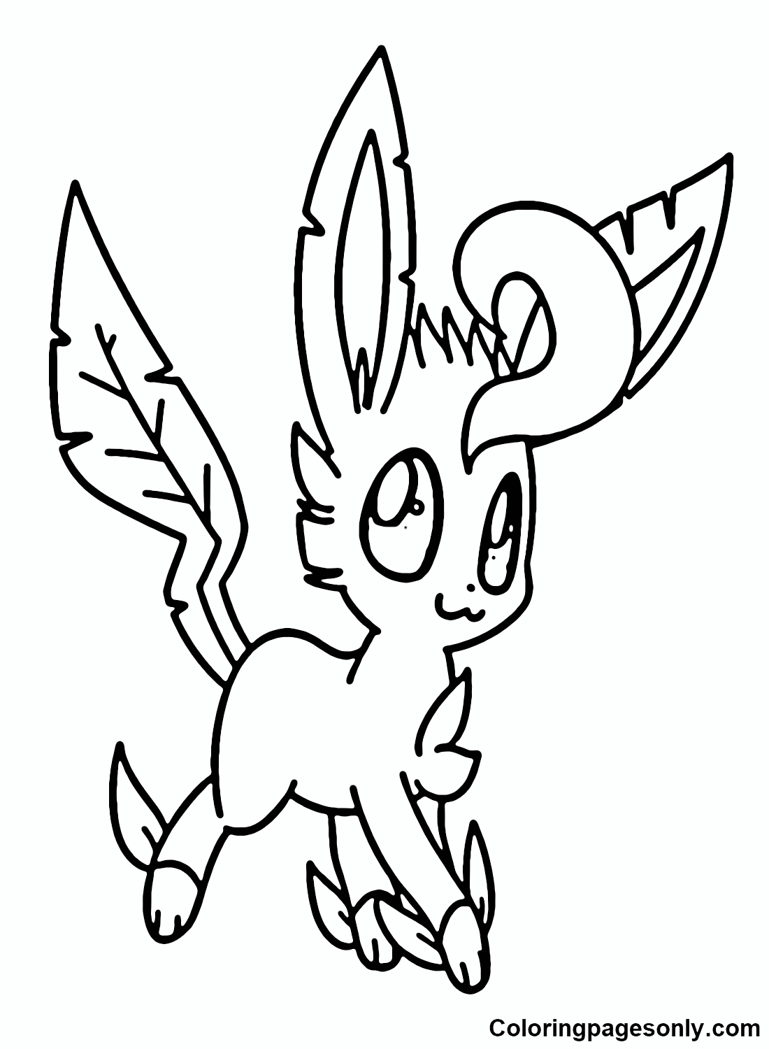 200 Eevee Coloring Pages: Evolve Your Art Skills 114