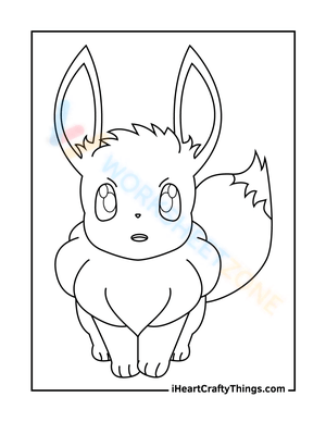 200 Eevee Coloring Pages: Evolve Your Art Skills 118