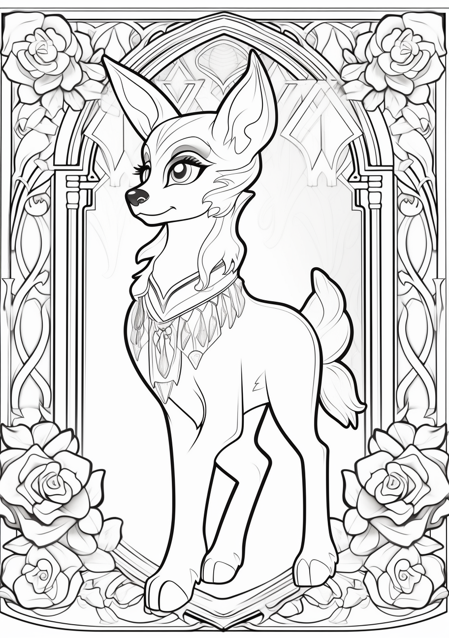 200 Eevee Coloring Pages: Evolve Your Art Skills 121
