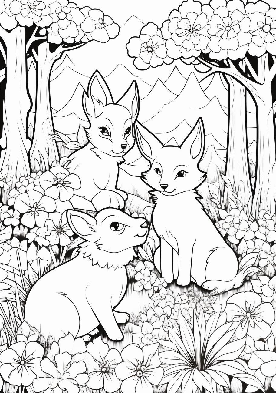 200 Eevee Coloring Pages: Evolve Your Art Skills 123
