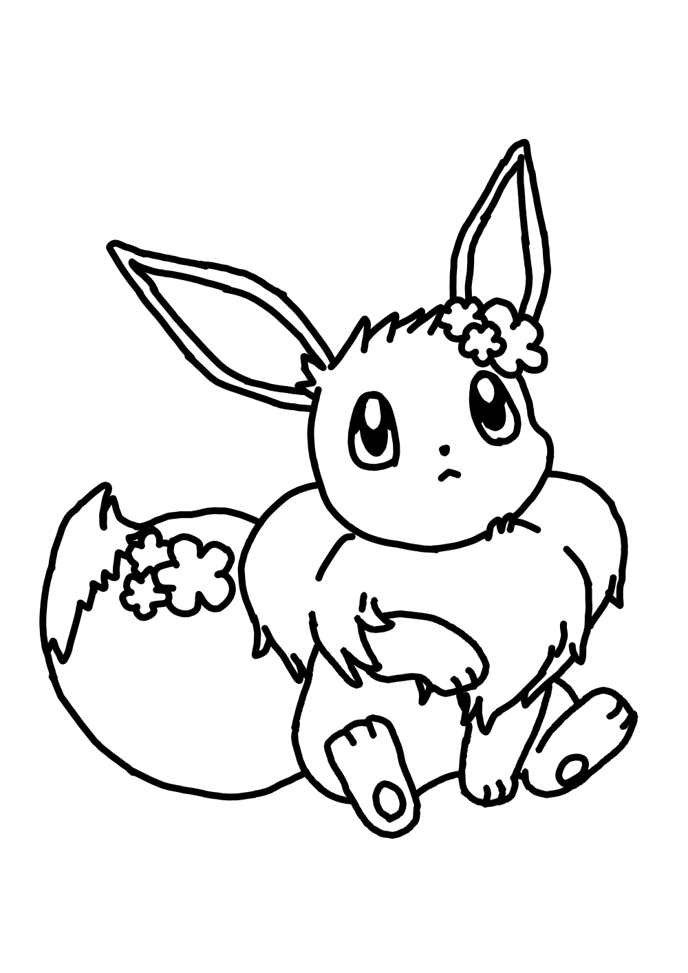 200 Eevee Coloring Pages: Evolve Your Art Skills 139