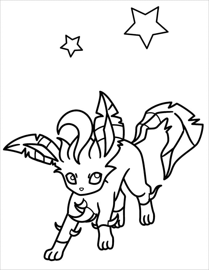 200 Eevee Coloring Pages: Evolve Your Art Skills 154