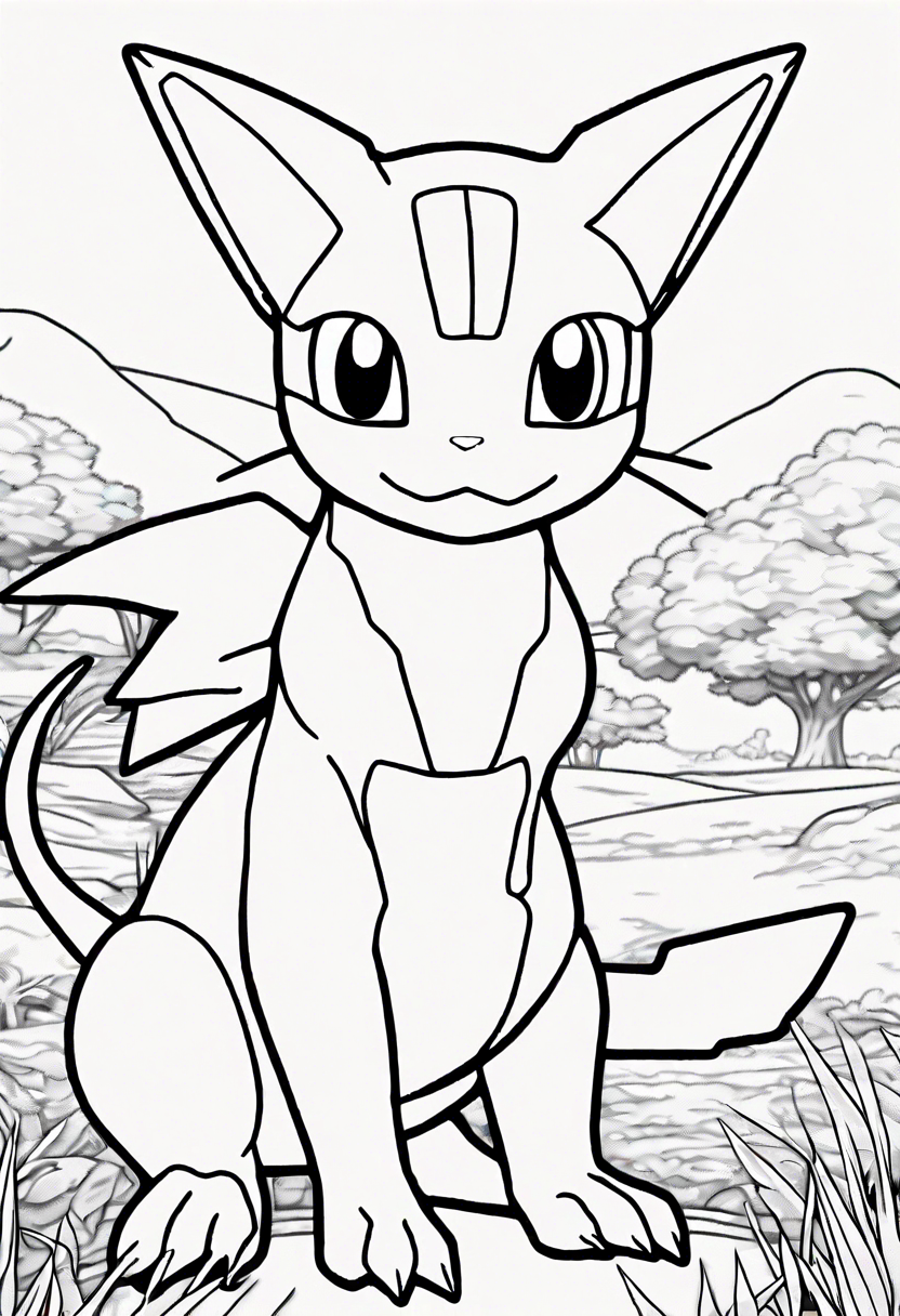 200 Eevee Coloring Pages: Evolve Your Art Skills 16