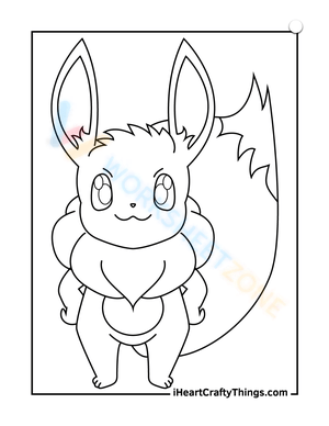 200 Eevee Coloring Pages: Evolve Your Art Skills 183