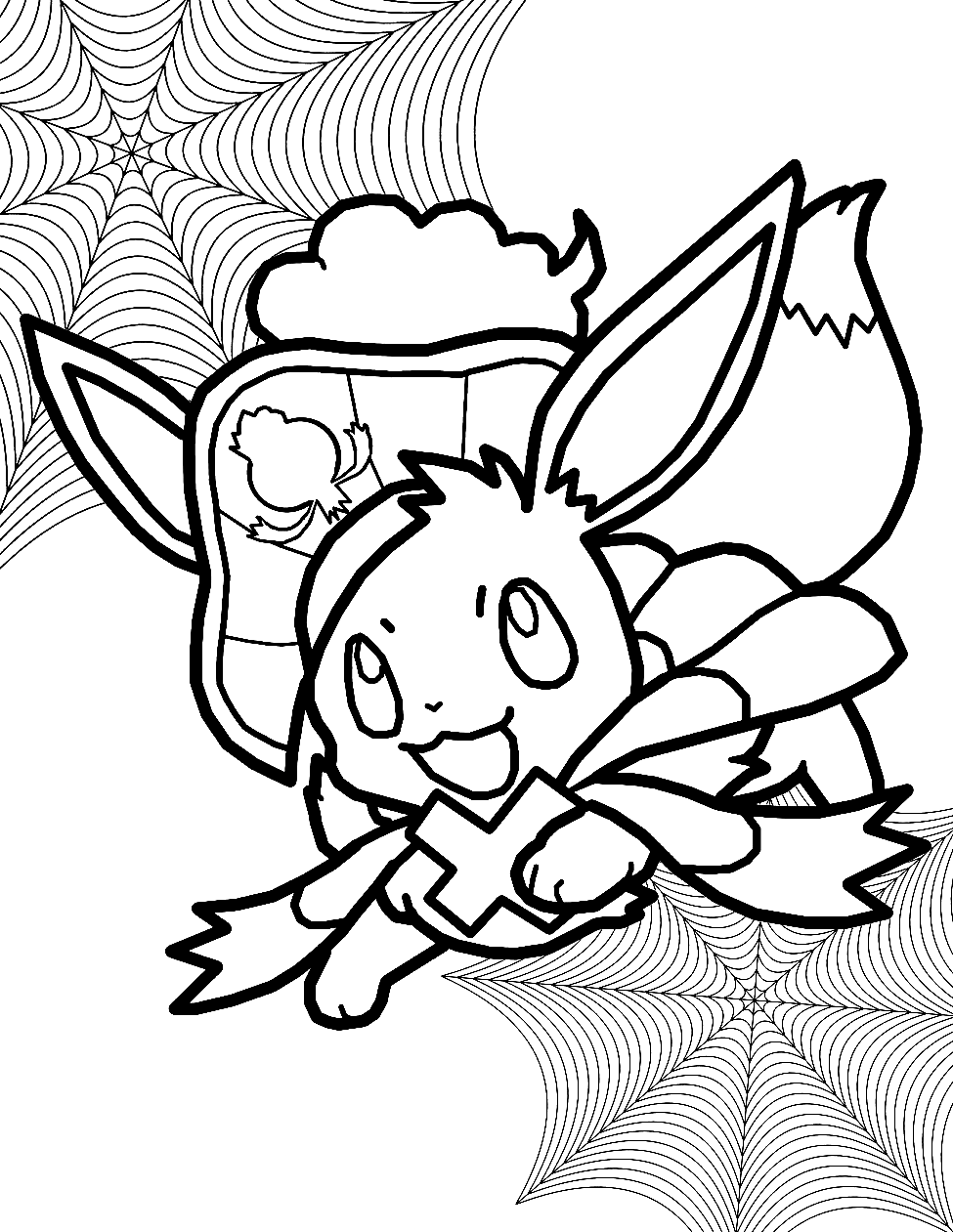 200 Eevee Coloring Pages: Evolve Your Art Skills 20