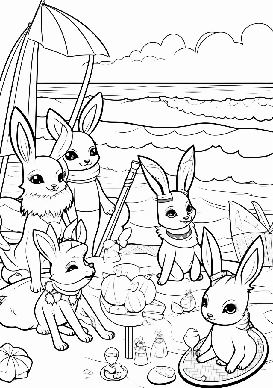 200 Eevee Coloring Pages: Evolve Your Art Skills 200