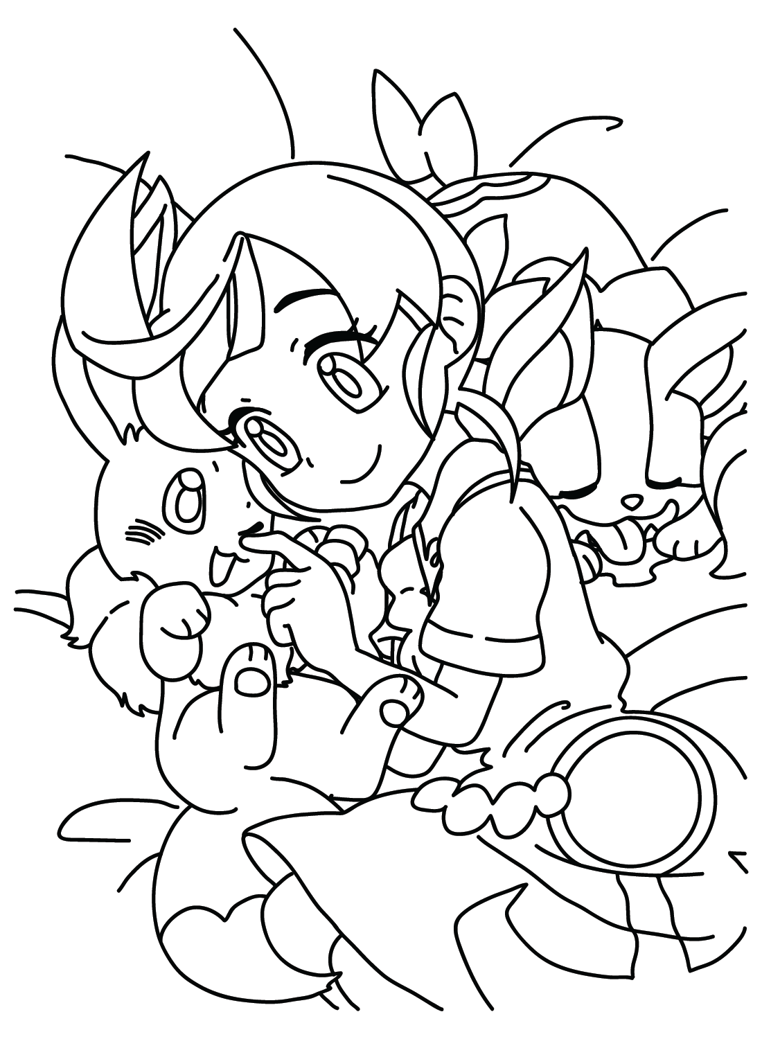 200 Eevee Coloring Pages: Evolve Your Art Skills 30